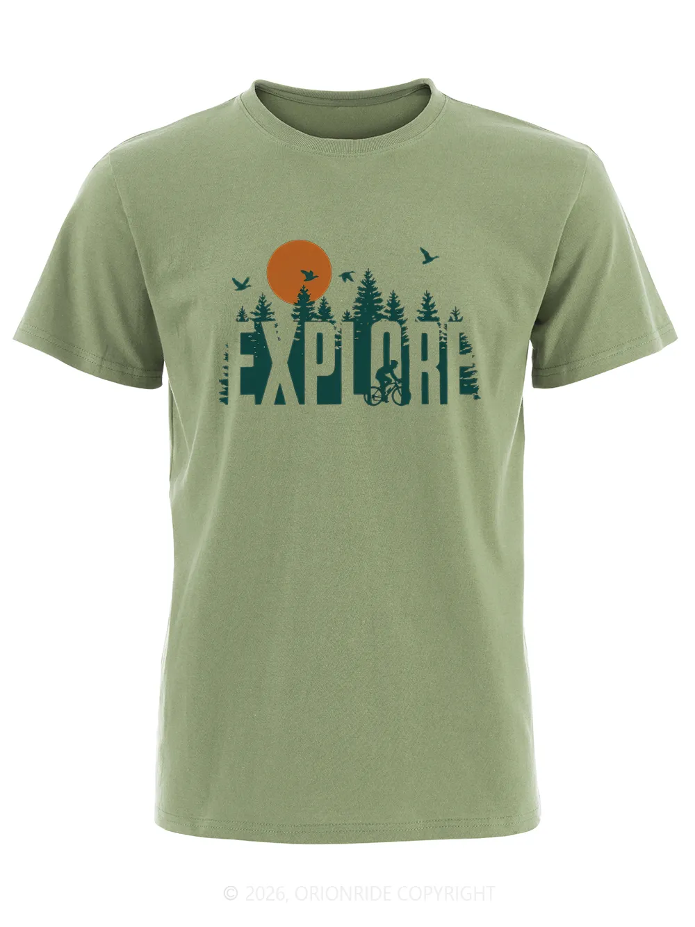 Orionride Cycling Exploration Short Sleeves Bike T-Shirt sold by Orionride product image thumbnail 4