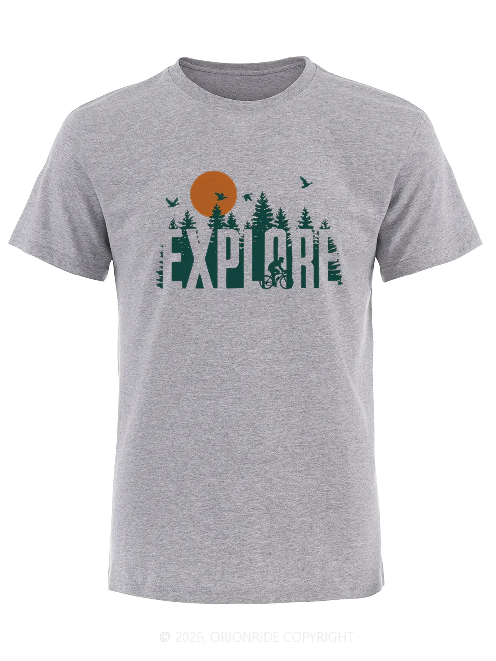 Orionride Cycling Exploration Short Sleeves Bike T-Shirt sold by Orionride product image thumbnail 5