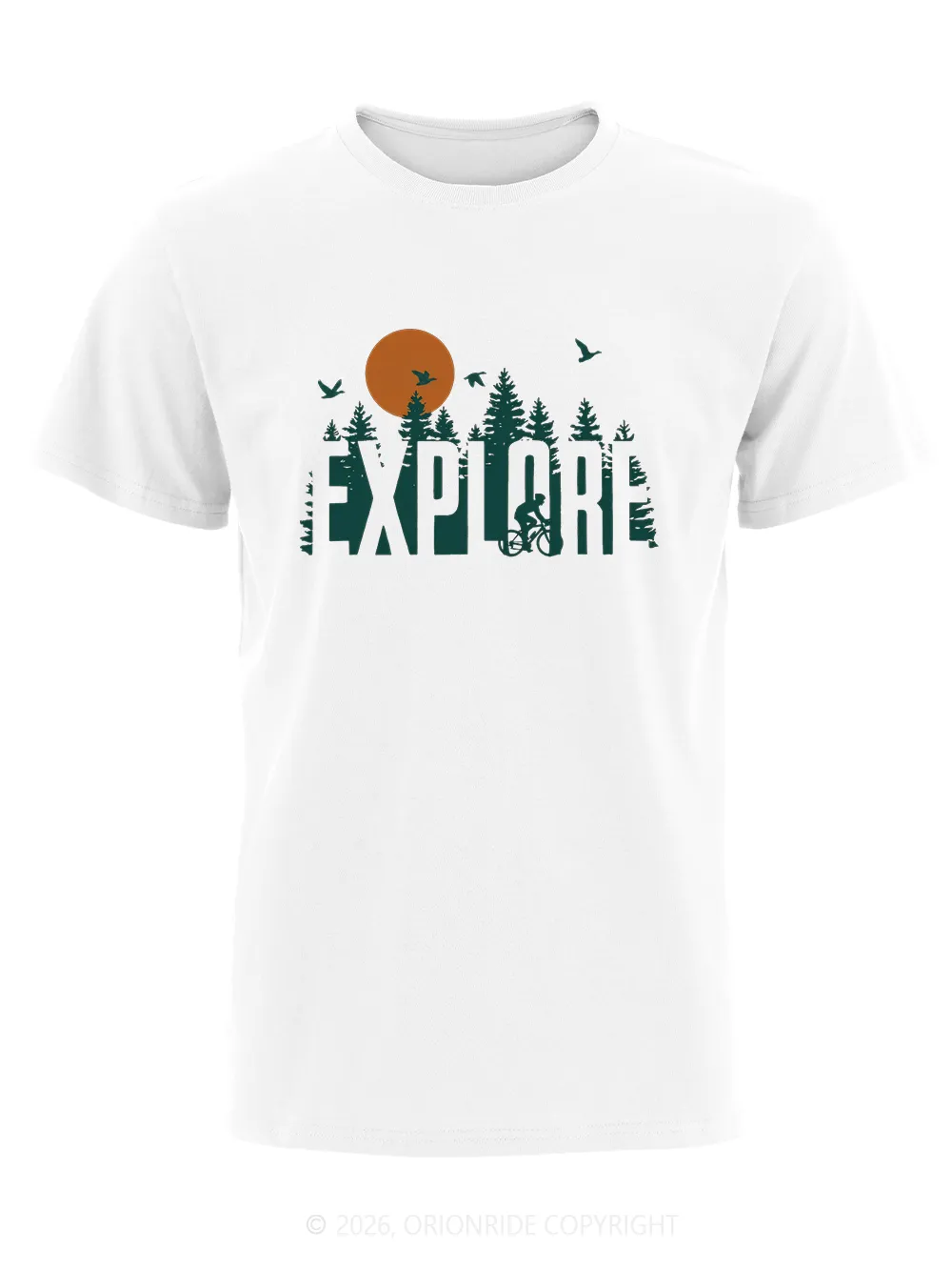 Orionride Cycling Exploration Short Sleeves Bike T-Shirt sold by Orionride product image thumbnail 3