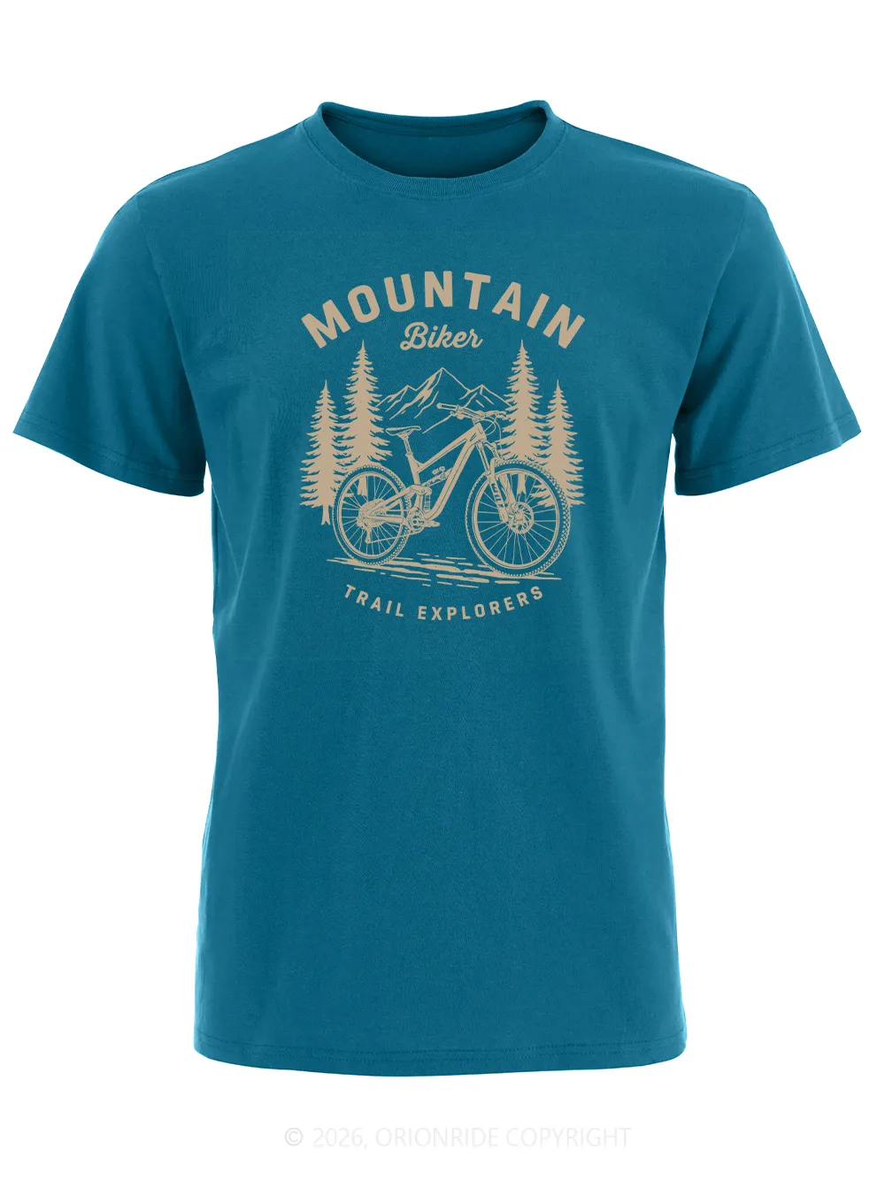 Orionride Trail Explorers Short Sleeves Bike T-Shirt sold by Orionride product image thumbnail 4