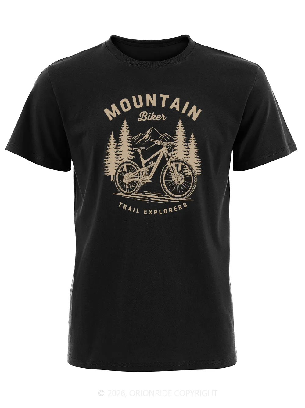 Orionride Trail Explorers Short Sleeves Bike T-Shirt sold by Orionride product image thumbnail 3