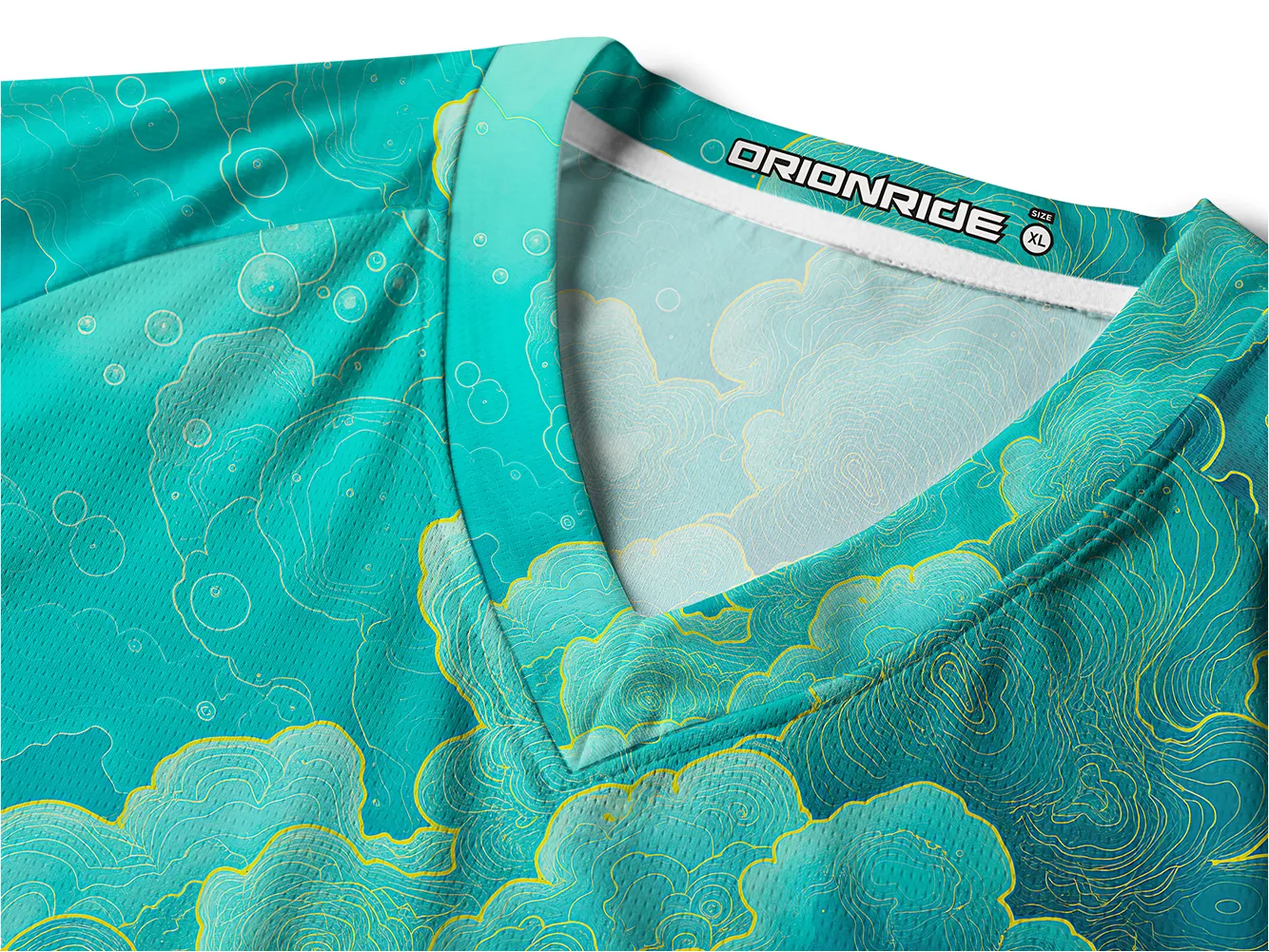 Orionride Cloud Bubbles Long Sleeve Downhill Jersey sold by Orionride product image thumbnail 4