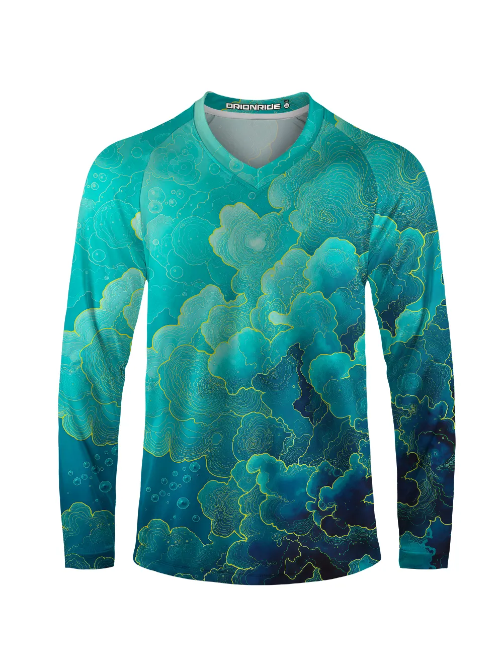 Orionride Cloud Bubbles Long Sleeve Downhill Jersey sold by Orionride product image thumbnail 2