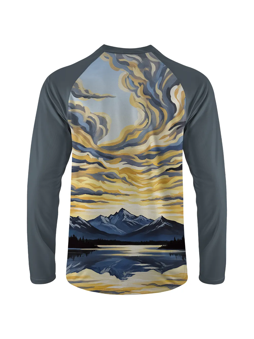 Orionride Sunset Reflection Long Sleeve Downhill Jersey sold by Orionride product image thumbnail 3
