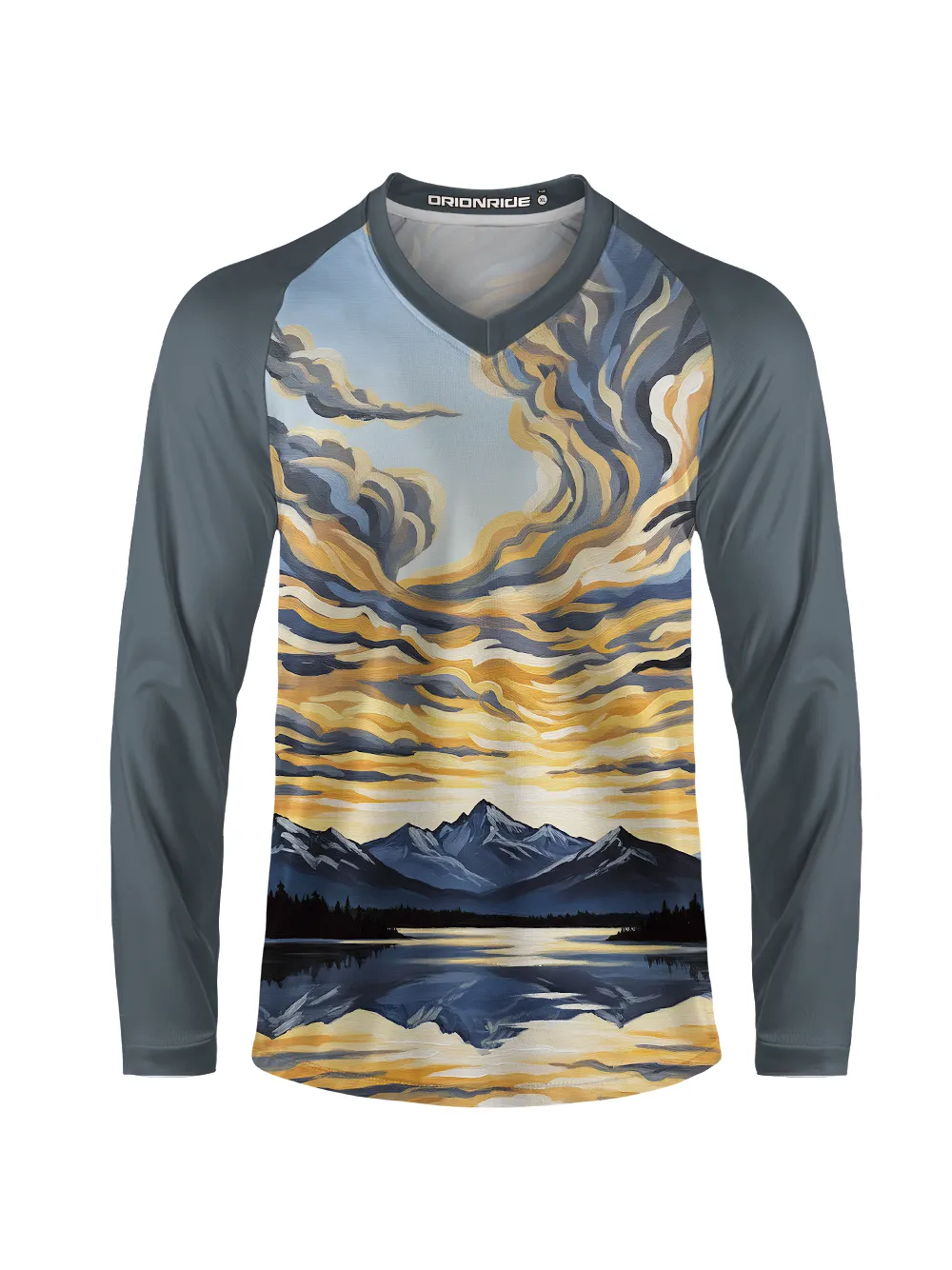 Orionride Sunset Reflection Long Sleeve Downhill Jersey sold by Orionride product image thumbnail 2
