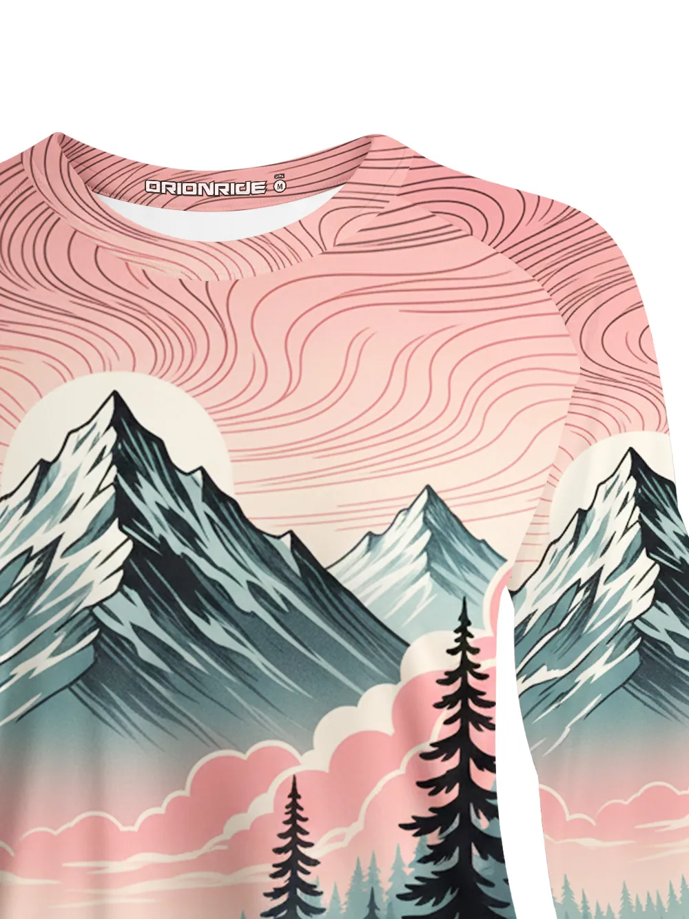 Orionride Pink Sky Women's Quick Dry Downhill Jersey sold by Orionride product image thumbnail 4