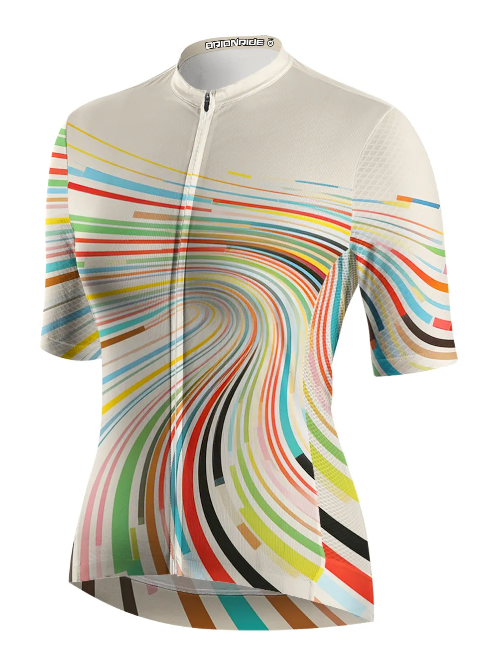 Orionride Winding Stripes Short Sleeves Women's Jersey sold by Orionride product image thumbnail 2