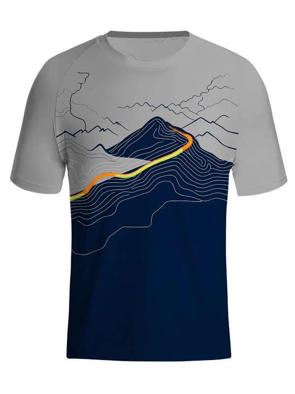 Orionride The Road To The Summit Men's Lightweight Mesh T-shirt made by Orionride