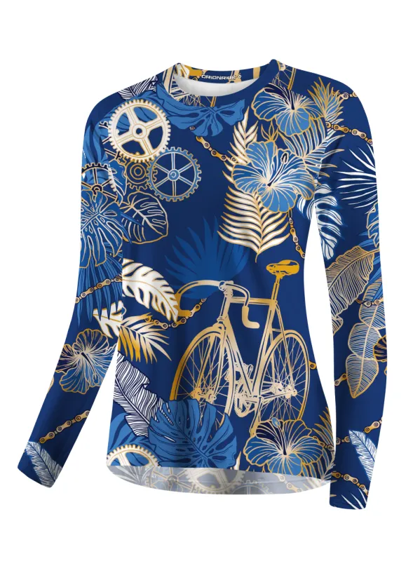 Orionride Hawaiian Plants Women's Quick Dry Downhill Jersey made by Orionride