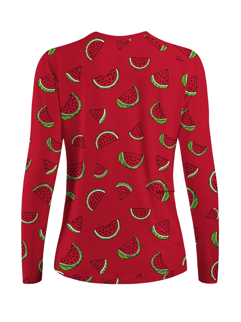 Orionride Fresh Watermelon Women's Quick Dry Downhill Jersey sold by Orionride product image thumbnail 3