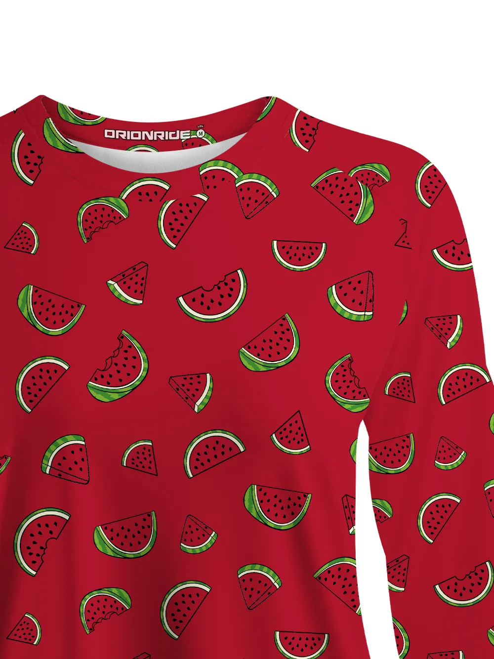 Orionride Fresh Watermelon Women's Quick Dry Downhill Jersey sold by Orionride product image thumbnail 4