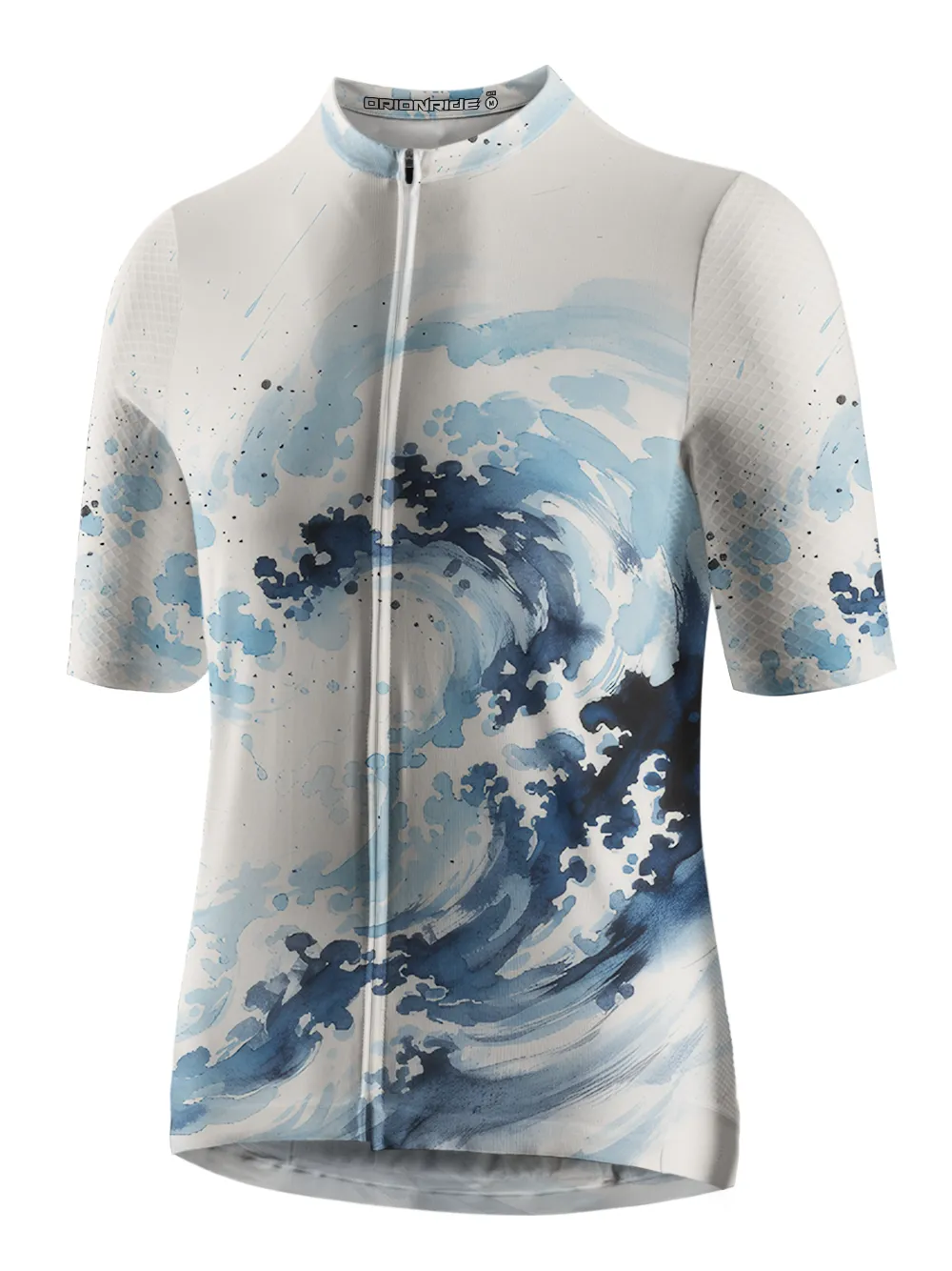 Orionride Splashed Ink Art Short Sleeves Cycling Jersey sold by Orionride product image thumbnail 2
