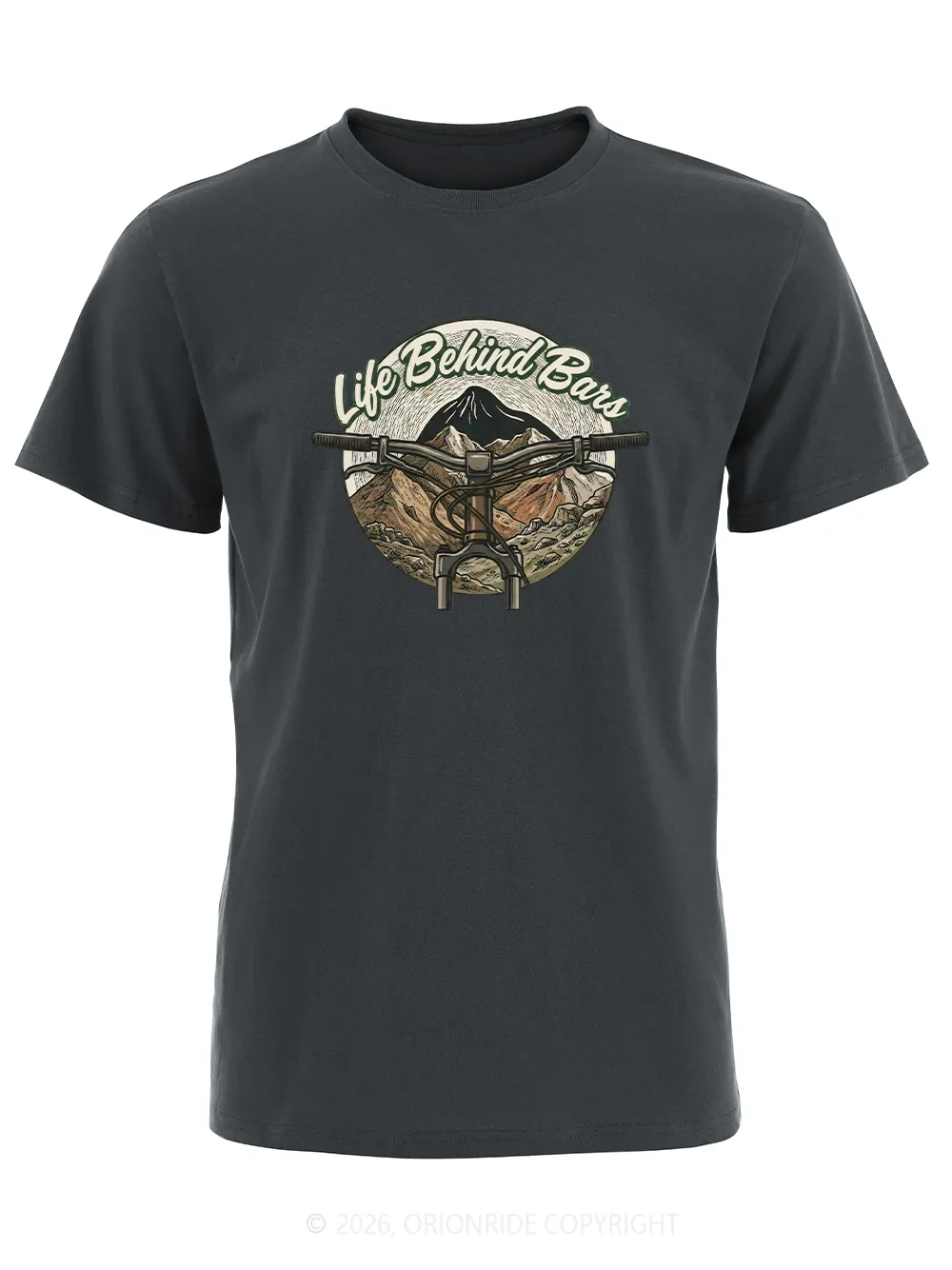 Orionride Handlebars Short Sleeves Bike T-Shirt sold by Orionride