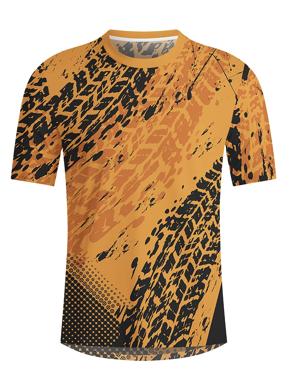Orionride Tire Marks Men's Breathable Short Sleeve Technical Tee sold by Orionride