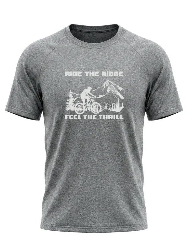 Orionride Ride The Ridge Short Sleeves Quick-Dry Training T-Shirt made by Orionride