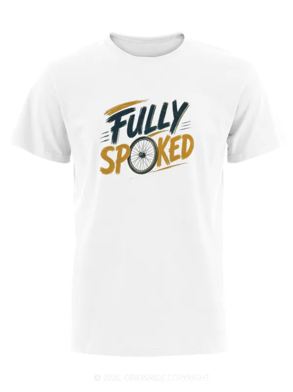Orionride Fully Spoked Short Sleeves Bike T-Shirt made by Orionride
