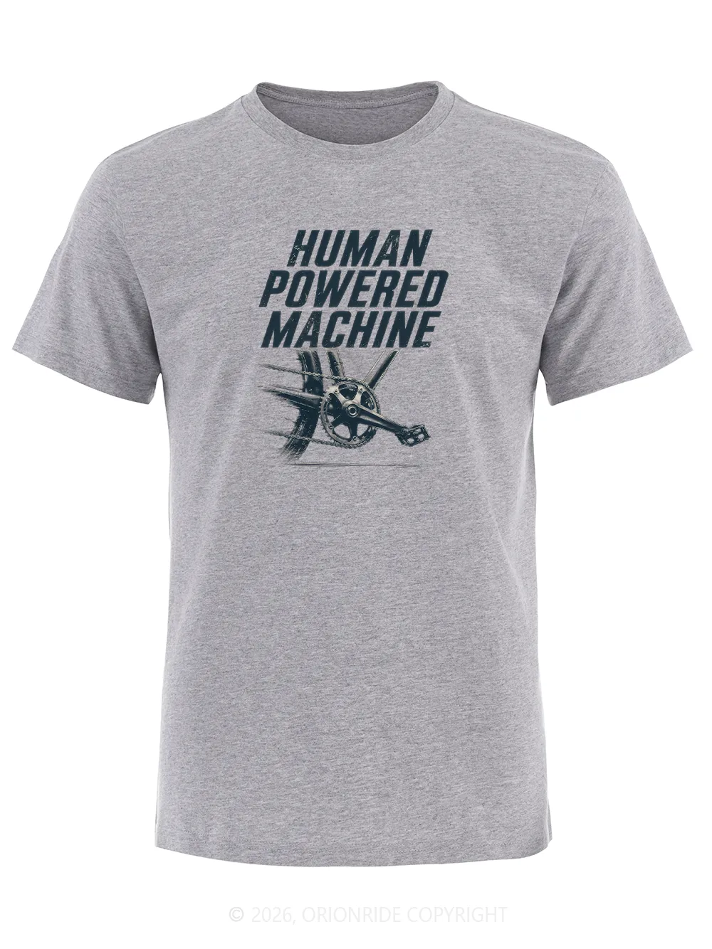 Orionride Human-Powered Machine Short Sleeves Bike T-Shirt sold by Orionride product image thumbnail 5