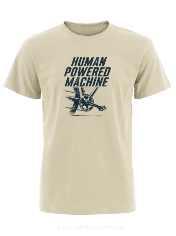 Orionride Human-Powered Machine Short Sleeves Bike T-Shirt made by Orionride