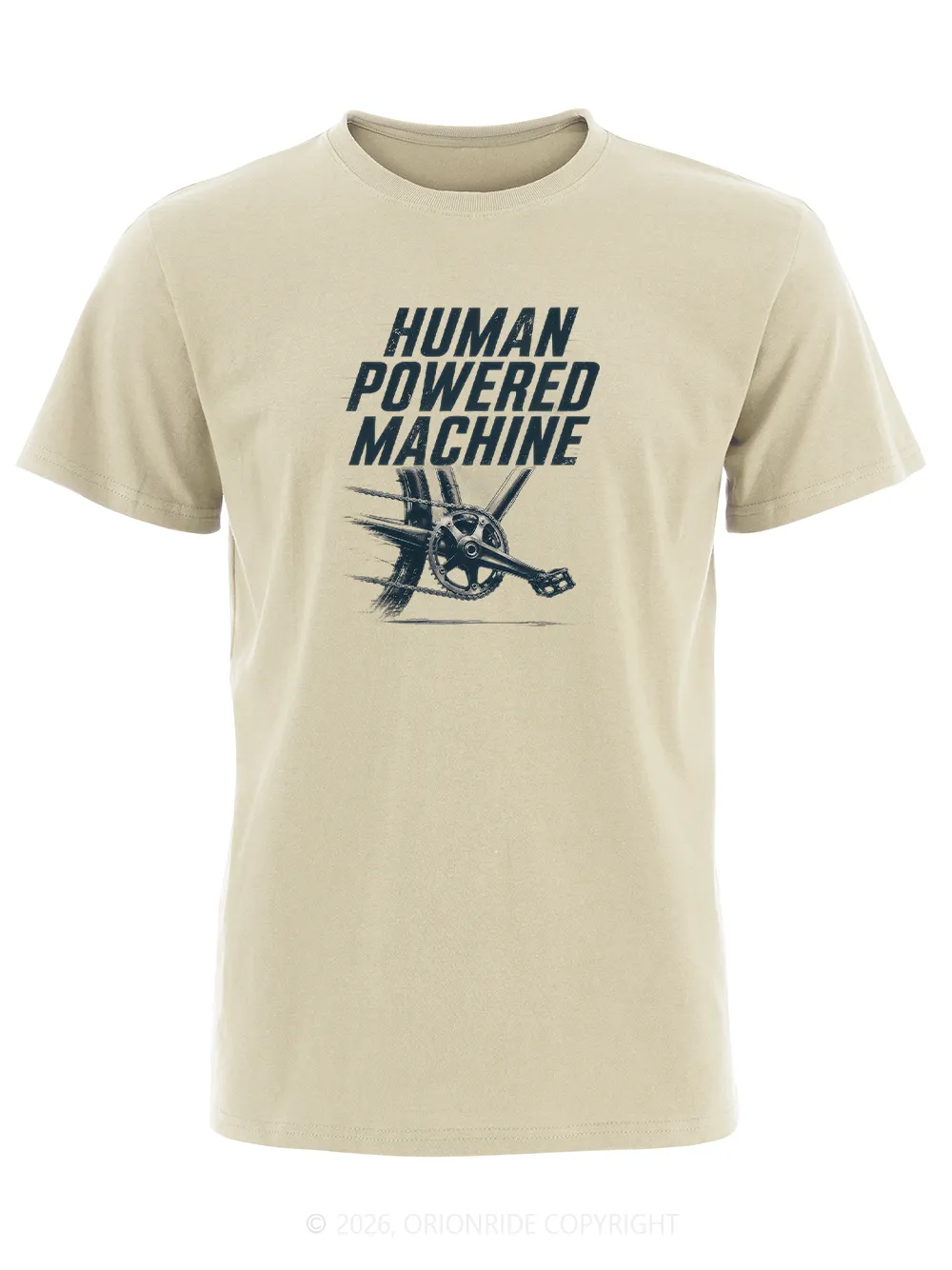 Orionride Human-Powered Machine Short Sleeves Bike T-Shirt sold by Orionride