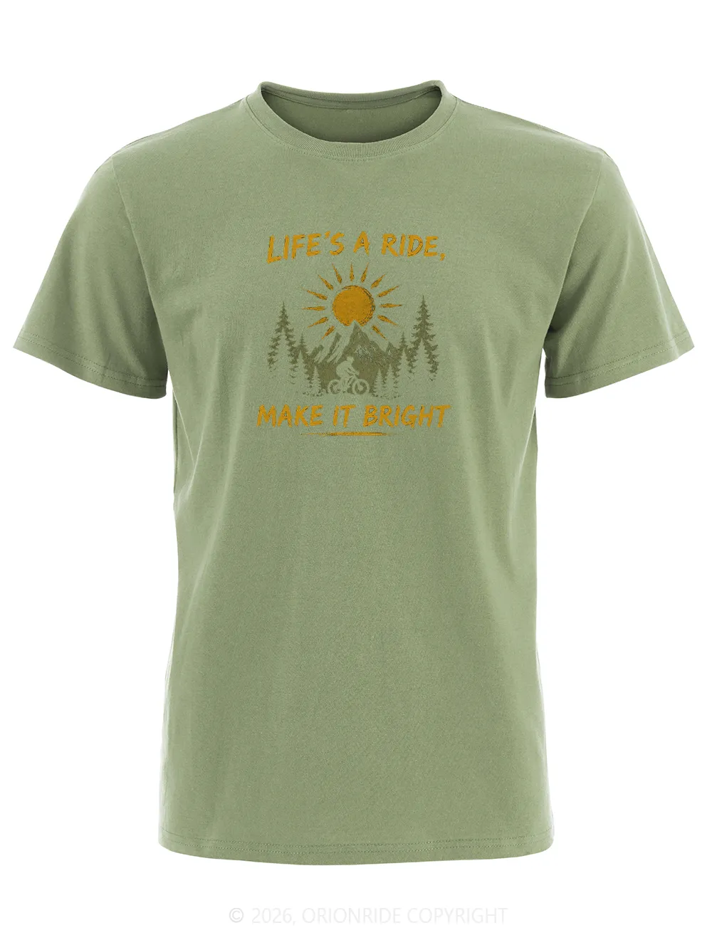 Orionride Make It Bright Short Sleeves Bike T-Shirt sold by Orionride product image thumbnail 4