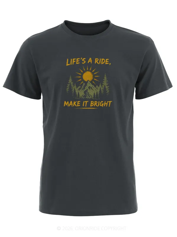 Orionride Make It Bright Short Sleeves Bike T-Shirt made by Orionride