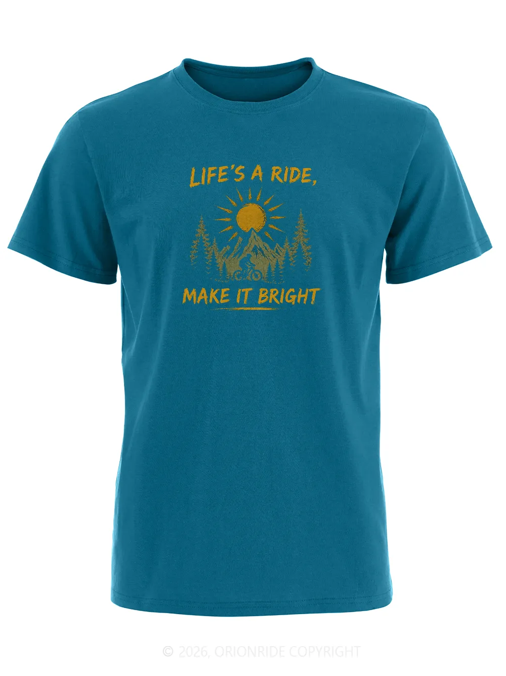 Orionride Make It Bright Short Sleeves Bike T-Shirt sold by Orionride product image thumbnail 5