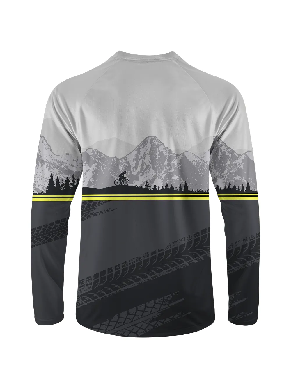 Orionride Layered Mountain Rangese Long Sleeve Downhill Jersey sold by Orionride product image thumbnail 3