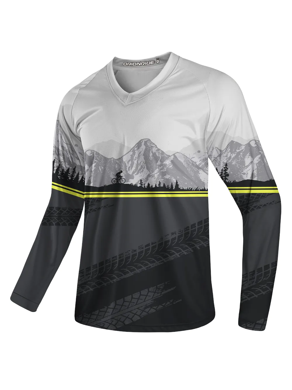 Orionride Layered Mountain Rangese Long Sleeve Downhill Jersey sold by Orionride