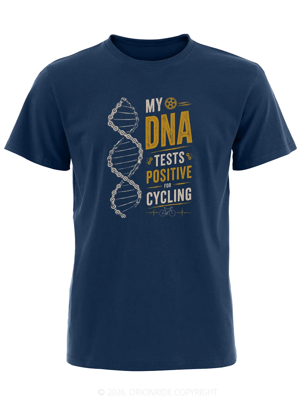 Orionride My Dna Short Sleeves Bike T-Shirt sold by Orionride product image thumbnail 2