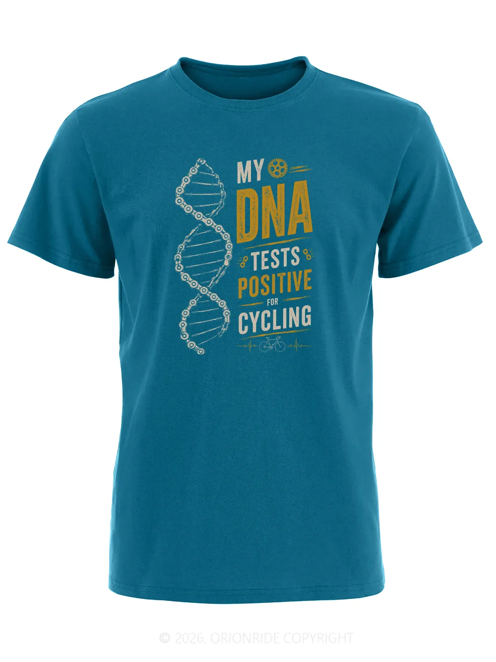 Orionride My Dna Short Sleeves Bike T-Shirt sold by Orionride product image thumbnail 4