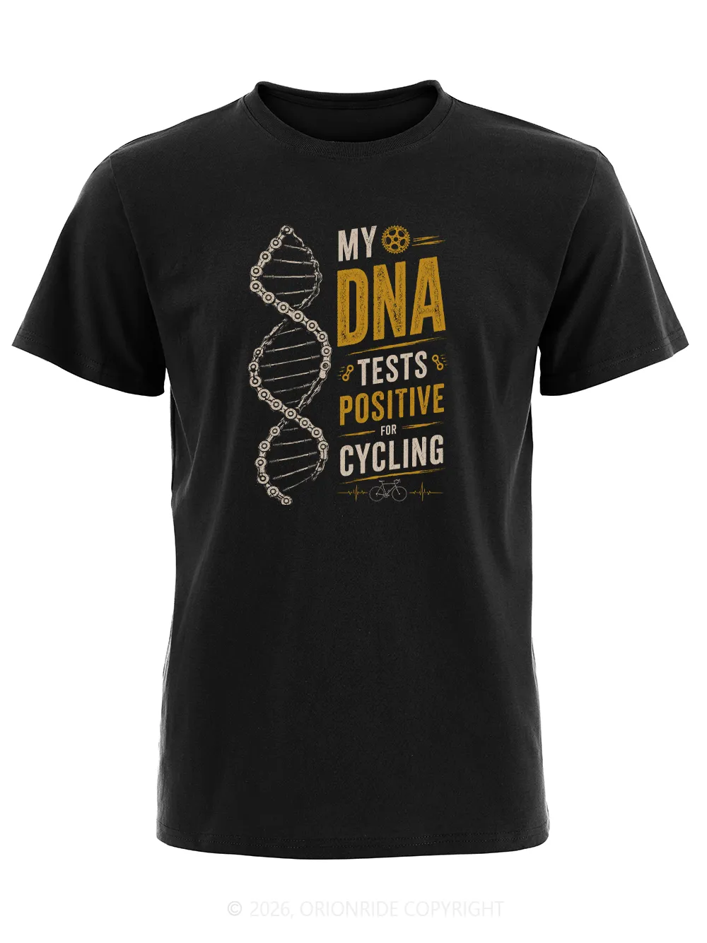 Orionride My Dna Short Sleeves Bike T-Shirt sold by Orionride product image thumbnail 3