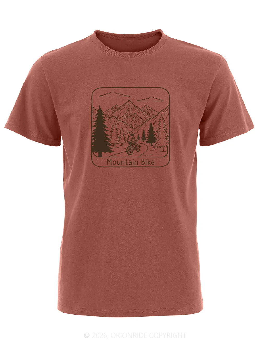 Orionride Undulating Peaks Short Sleeves Bike T-Shirt sold by Orionride product image thumbnail 5