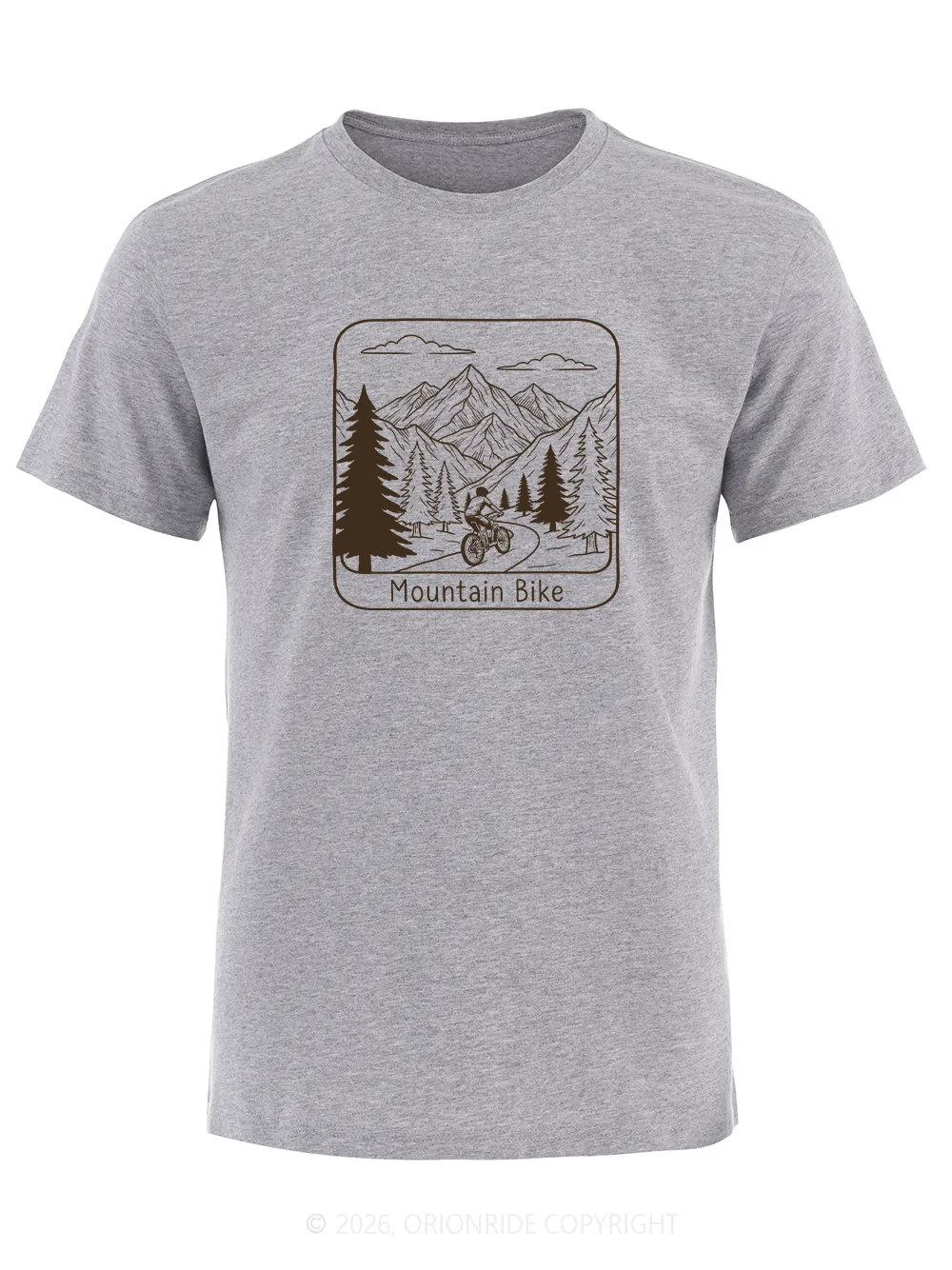 Orionride Undulating Peaks Short Sleeves Bike T-Shirt sold by Orionride product image thumbnail 4