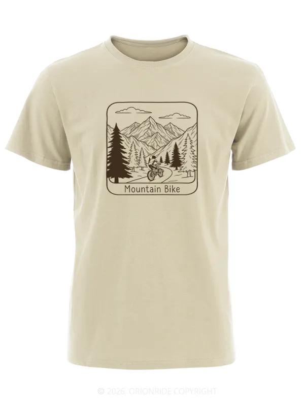 Orionride Undulating Peaks Short Sleeves Bike T-Shirt made by Orionride