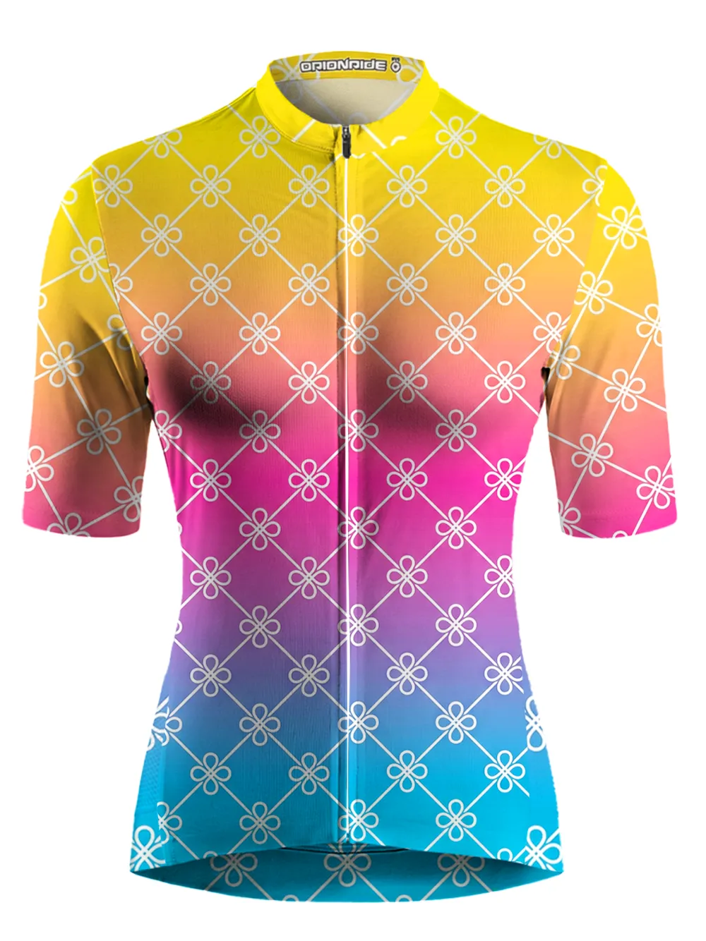 Orionride Rainbow Gradient Short Sleeves Women's Jersey sold by Orionride