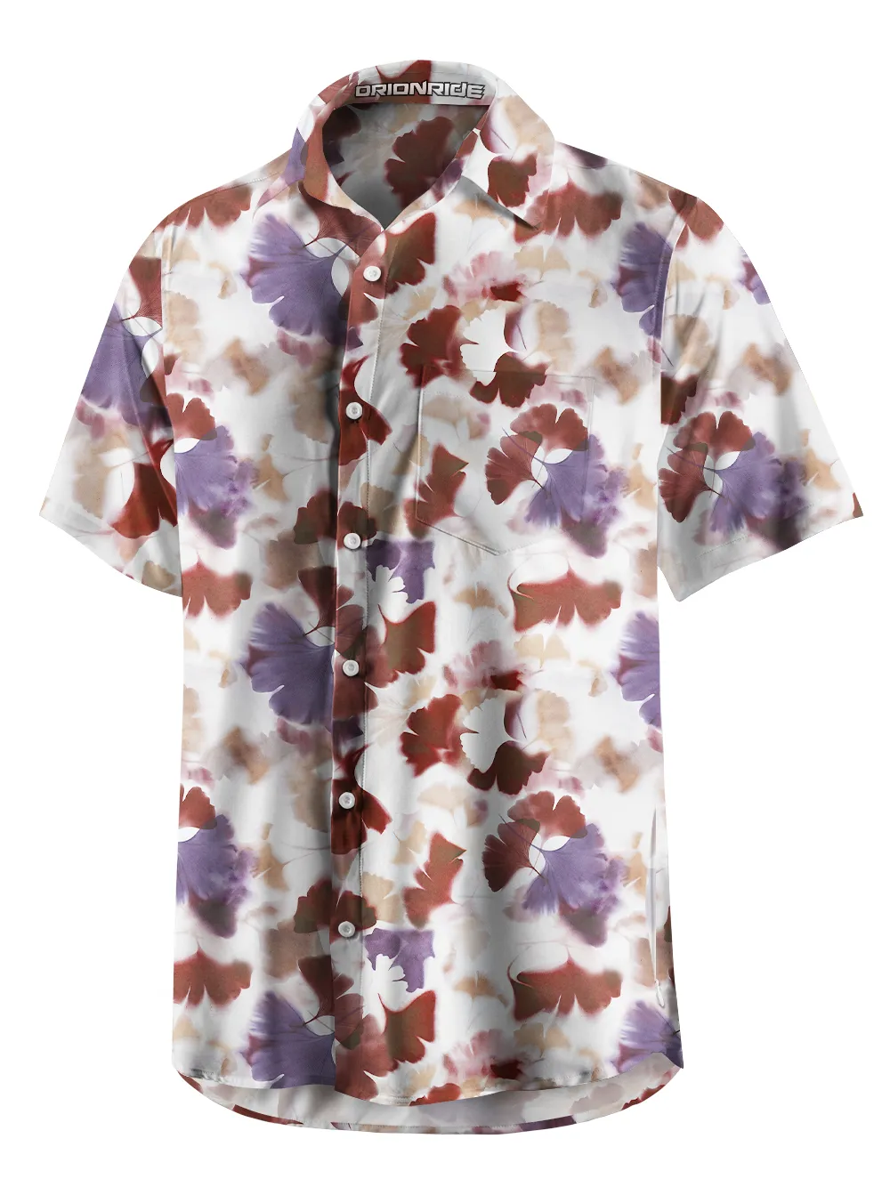 Orionride Ink Wash Zipper Pockets Ultra Lightweight Short Sleeves Gravel Shirt sold by Orionride product image thumbnail 3