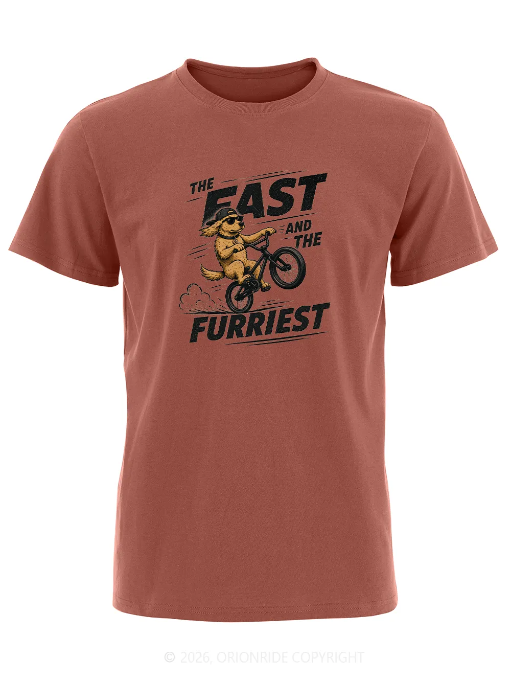 Orionride The Fast And The Furriest Short Sleeves Bike T-Shirt sold by Orionride product image thumbnail 4