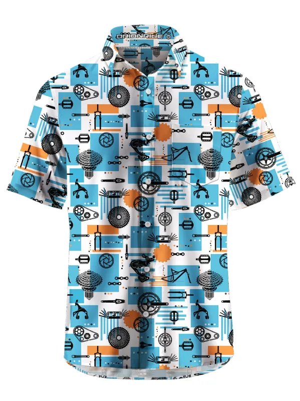 Orionride Key Components Zipper Pockets Ultra Lightweight Short Sleeves Gravel Shirt made by Orionride