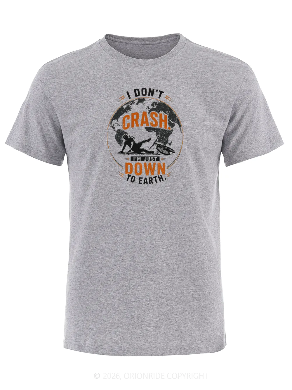 Orionride I'm Just Down To Earth Short Sleeves Bike T-Shirt sold by Orionride product image thumbnail 5