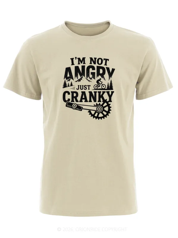 Orionride I'm Not Angry Short Sleeves Bike T-Shirt made by Orionride