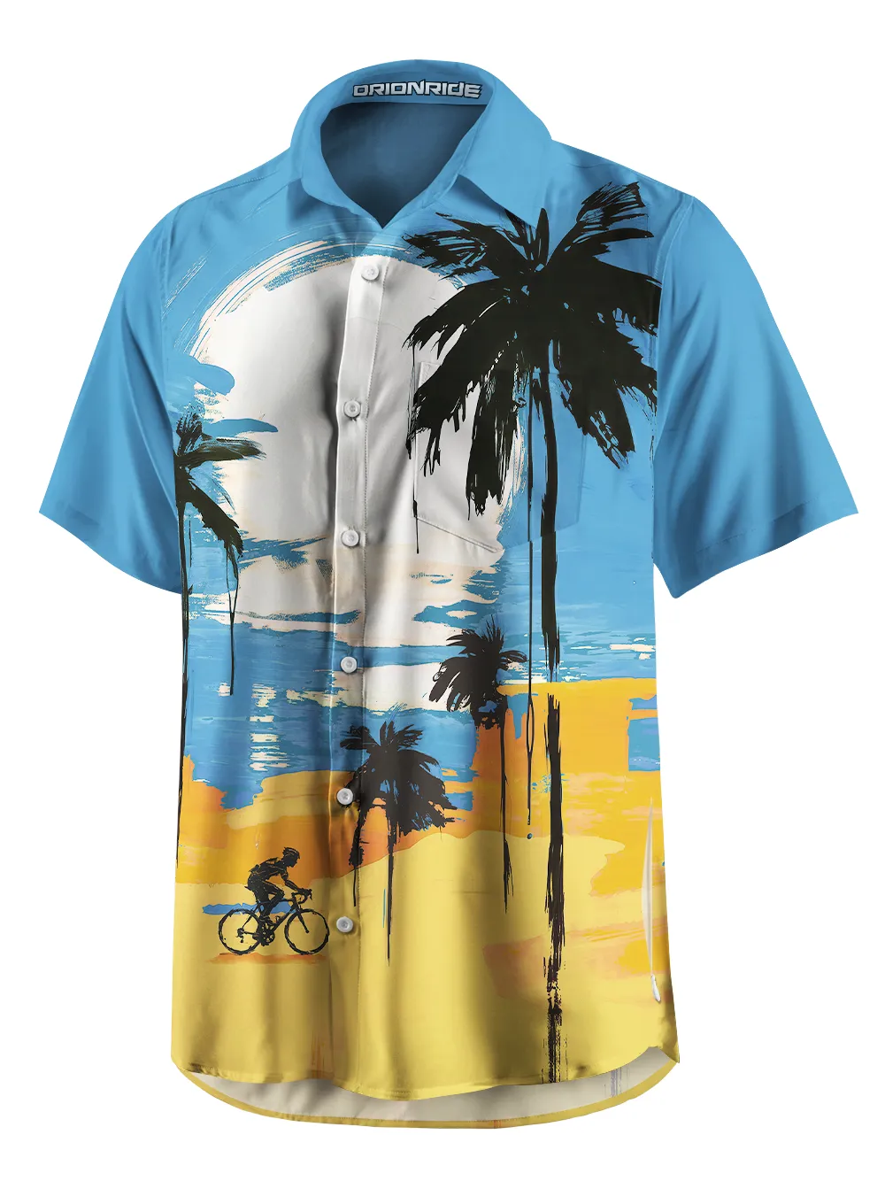 Orionride Freedom And Unrestrained Zipper Pockets Ultra Lightweight Short Sleeves Gravel Shirt sold by Orionride product image thumbnail 2