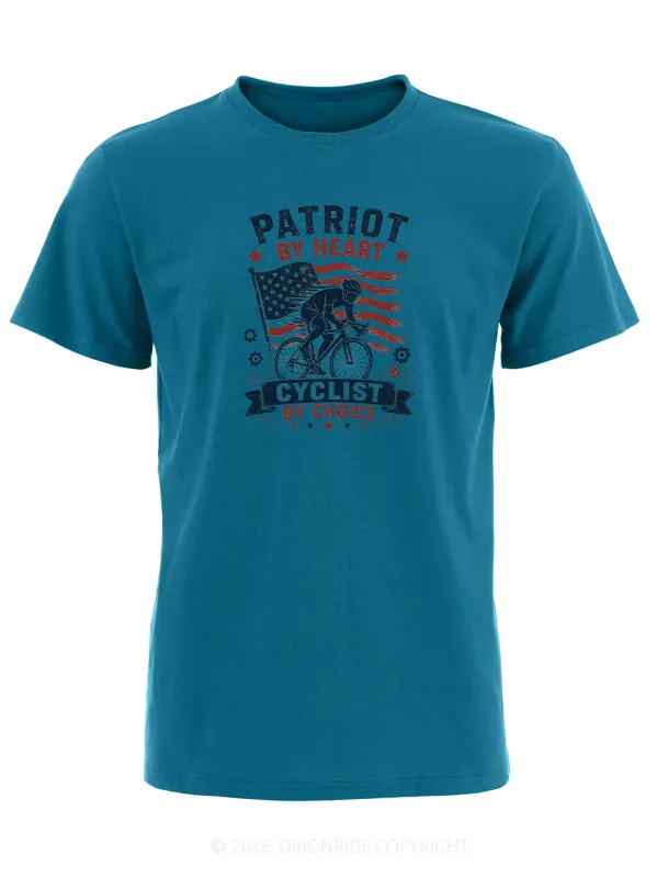 Orionride Patriot By Heart Short Sleeves Bike T-Shirt made by Orionride