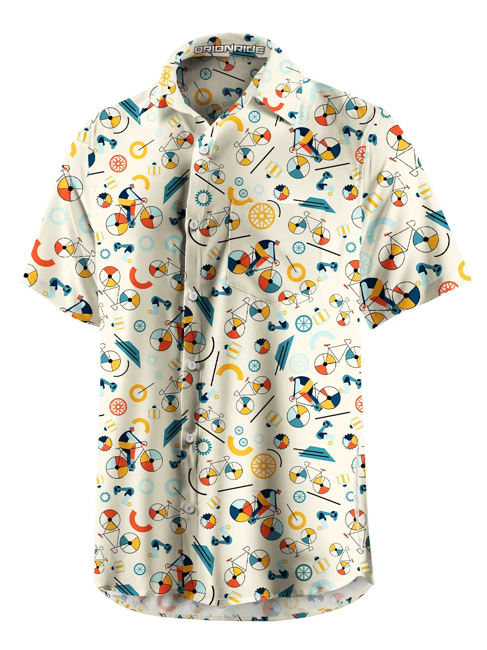 Orionride Movement Trajectory Zipper Pockets Ultra Lightweight Short Sleeves Gravel Shirt sold by Orionride product image thumbnail 3