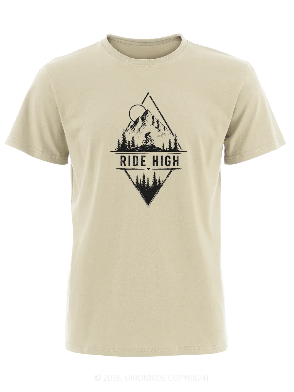 Orionride Ride High Short Sleeves Bike T-Shirt sold by Orionride product image thumbnail 2