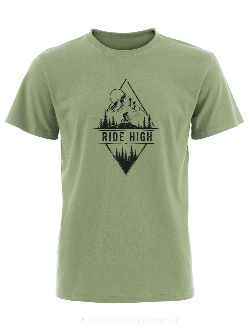 Orionride Ride High Short Sleeves Bike T-Shirt sold by Orionride product image thumbnail 4