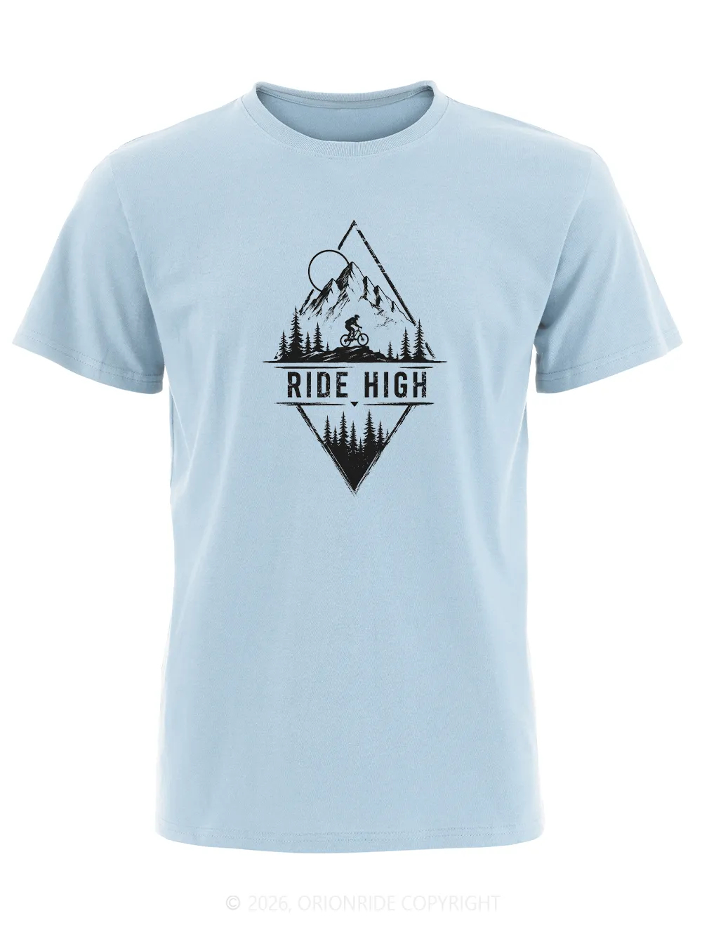 Orionride Ride High Short Sleeves Bike T-Shirt sold by Orionride