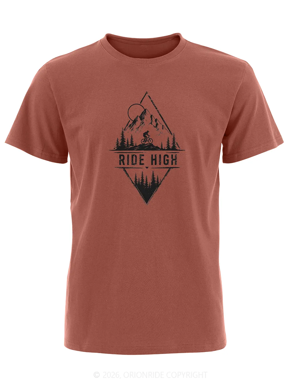 Orionride Ride High Short Sleeves Bike T-Shirt sold by Orionride product image thumbnail 5
