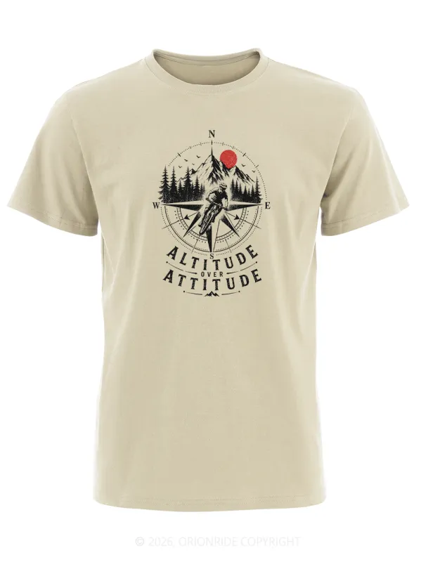 Orionride Mountain Landscape Short Sleeves Bike T-Shirt made by Orionride