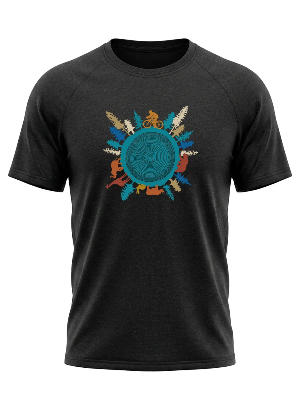 Orionride Forest Cycling Short Sleeves Quick-Dry Training T-Shirt sold by Orionride product image thumbnail 2