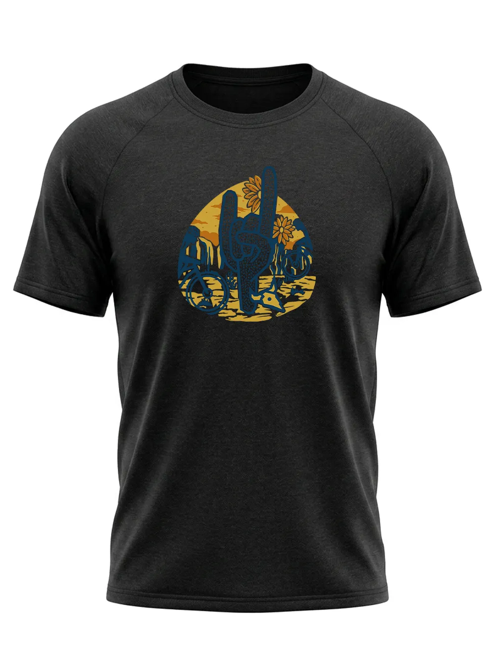 Orionride Desert Cycling Short Sleeves Quick-Dry Training T-Shirt sold by Orionride product image thumbnail 2
